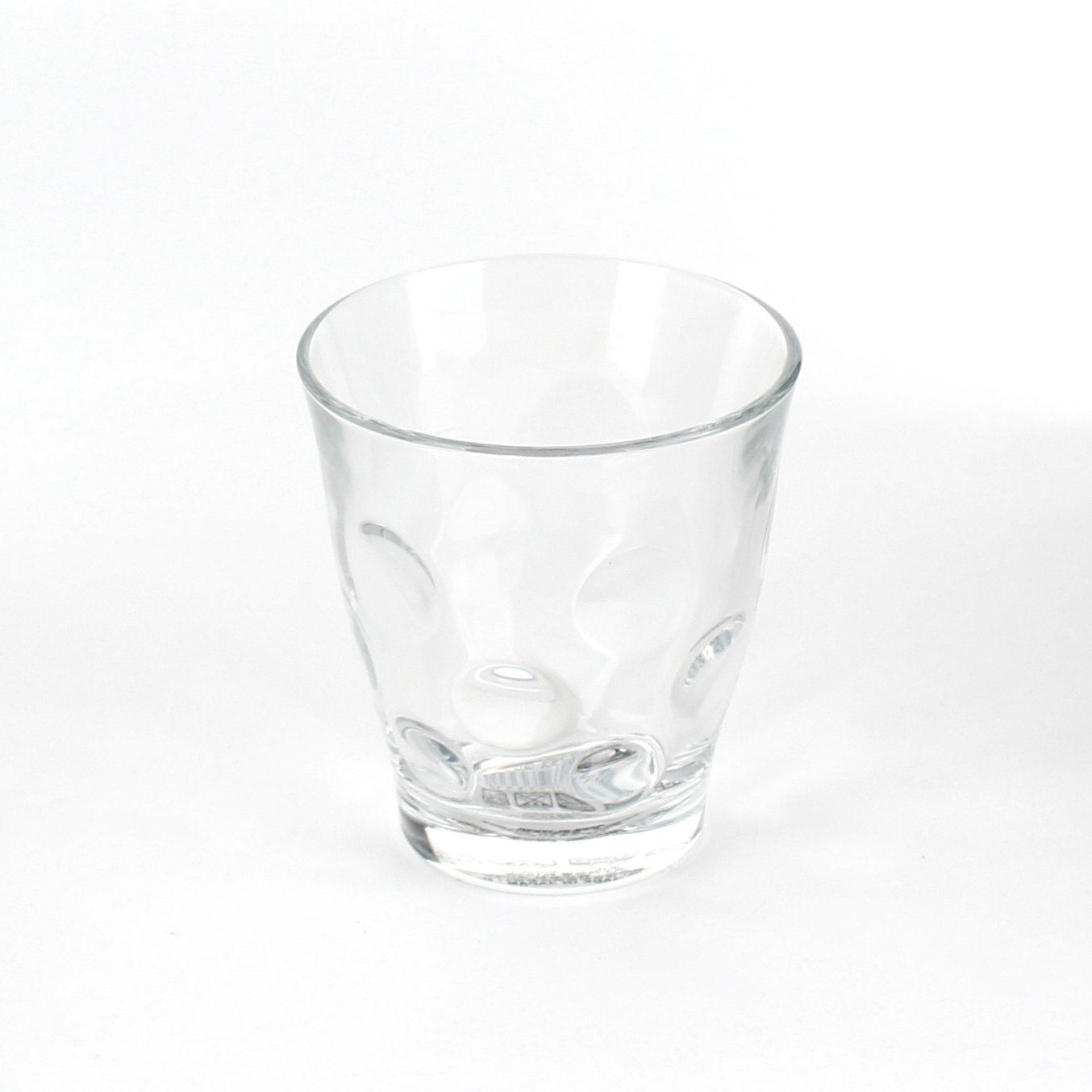 Glass Cup (Circles/CL/7.7x8.2cm / 185ml)