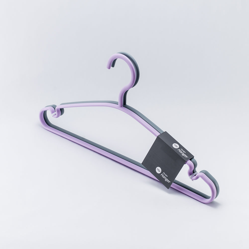 Japanese Clothes Hanger (Purple/Gray)