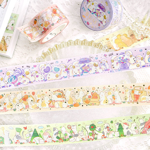 BGM Animal Party Serenade Masking Tape