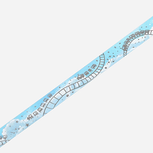 BGM Foil Stamping Train in the Sky Masking Tape