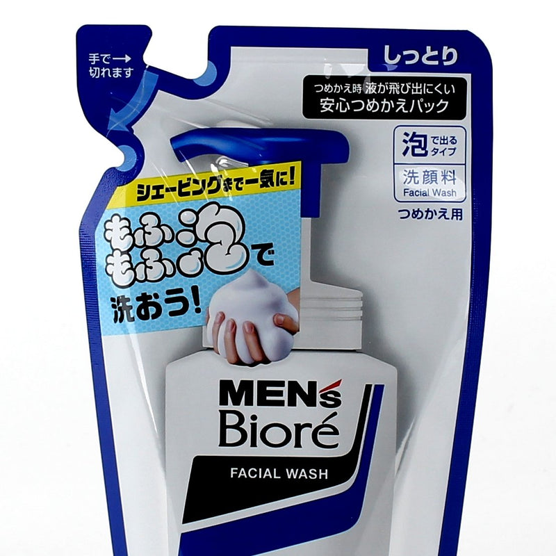 Kao Men's Biore Face Wash Refill (Foam / 130 mL)