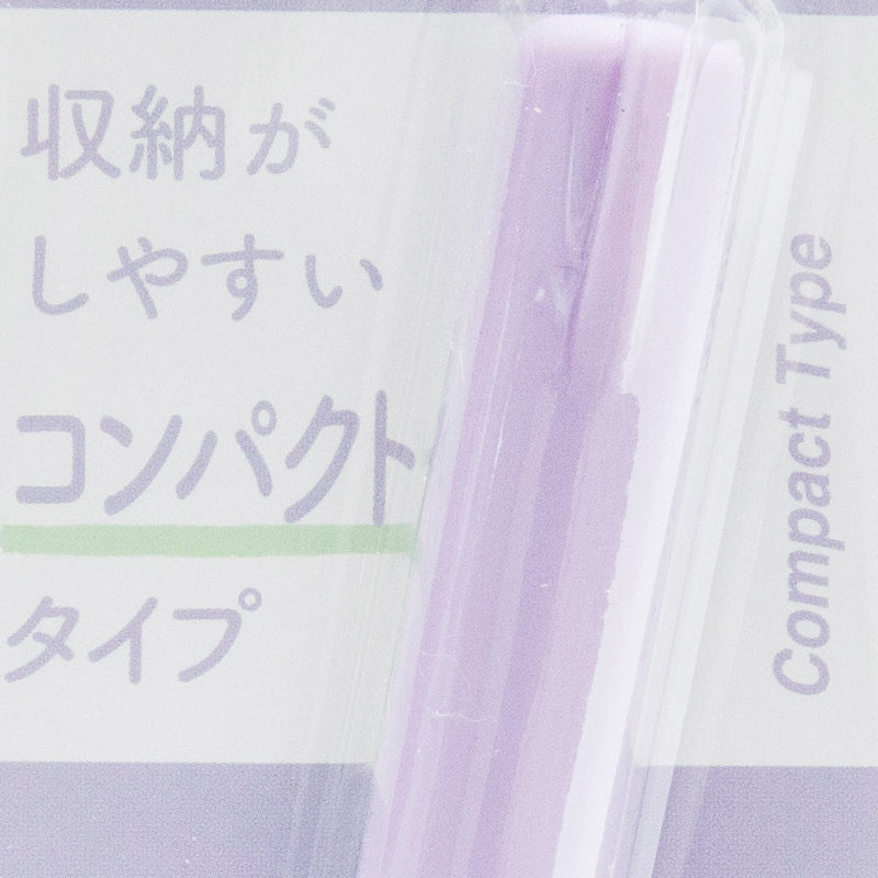 Scissors (Compact/Blades: 35mm/1.4x10.9cm/ø1.2cm/Sun-Star/STICKYLE/SMCol(s): Purple)