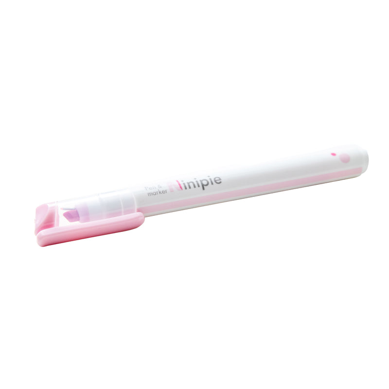 Highlighter Pen (2 Tips: Highlighter, 0.5mm Pen/Light Pink,Pink/Sun-Star/Ninipie/SMCol(s): Pink,White)