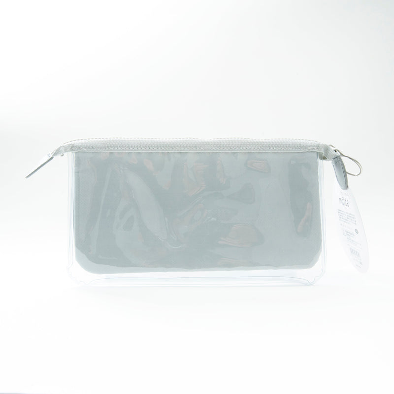 Zipper Pouch (Mesh/Flat/4 Pockets/1.5x20x10cm/Sun-Star/mitte/SMCol(s): Light Grey)