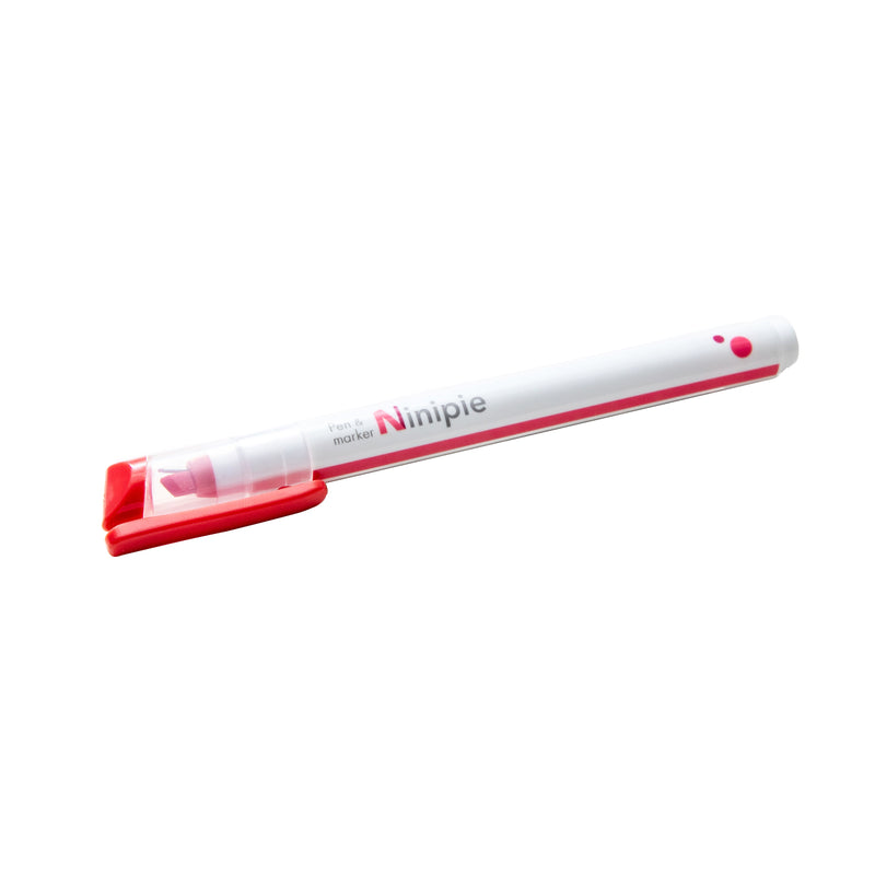 Highlighter Pen (2 Tips: Highlighter, 0.5mm Pen/Red,Dark Red/Sun-Star/Ninipie/SMCol(s): Red,White)