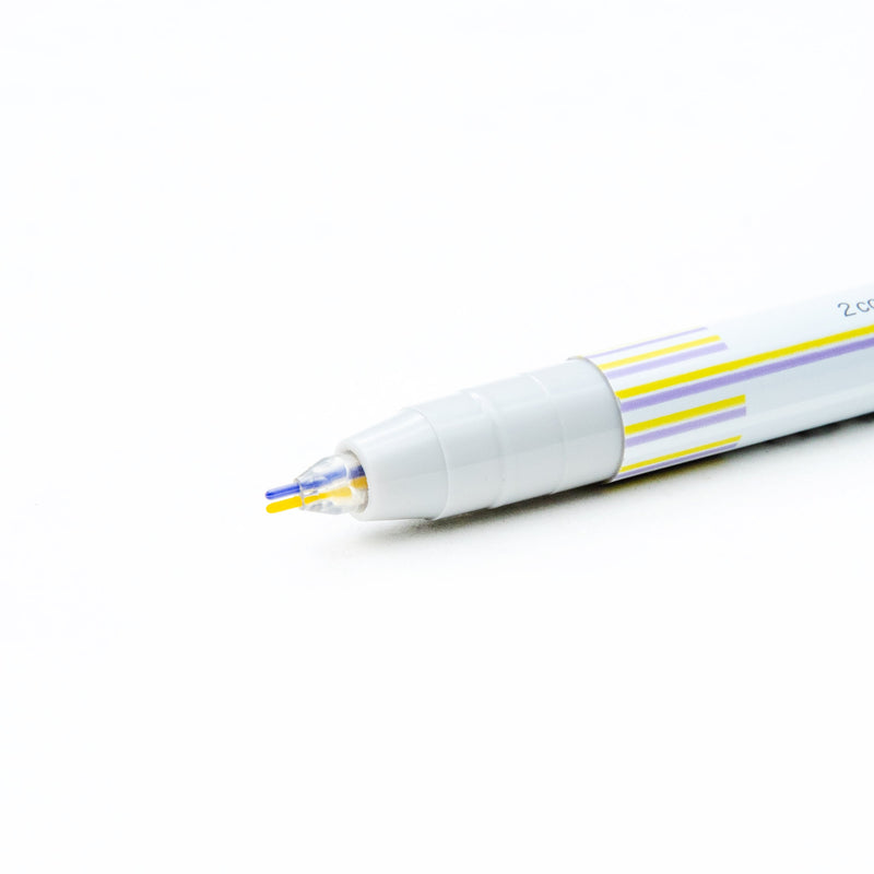 Marker Pen (Can Draw 2 Lines Simultaneously/Light Violet,Yellow/Sun-Star/twiink/SMCol(s): White,Yellow)