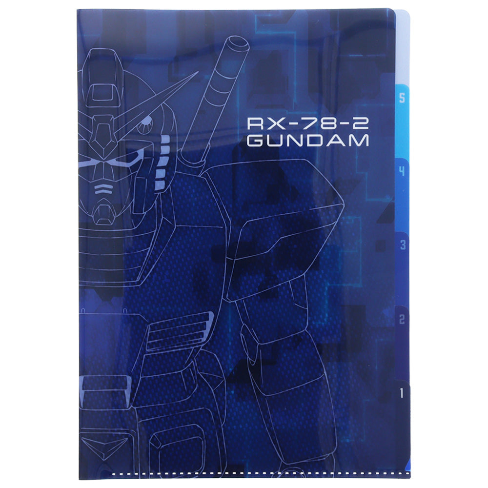 Sun-Star Gundam E.F.S.F RX-78-2 5 Pockets File Folder