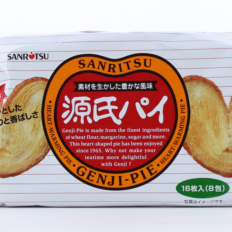 Sanritsu Genji Pie Palmier Cookies Flaky Pastry Snack 336 g 16pcs