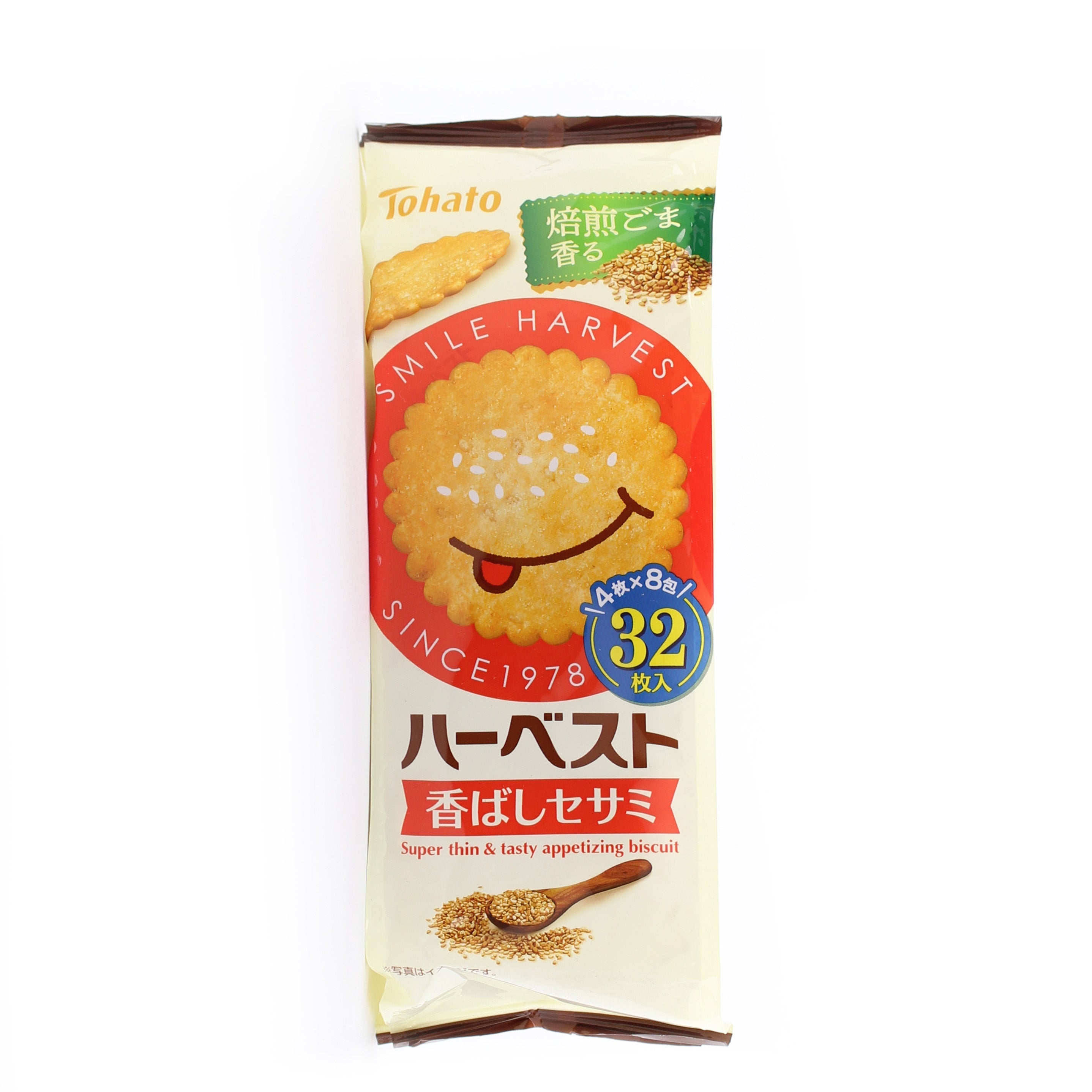 Tohato Harvest Sesame Cookies 100 g 8pcs