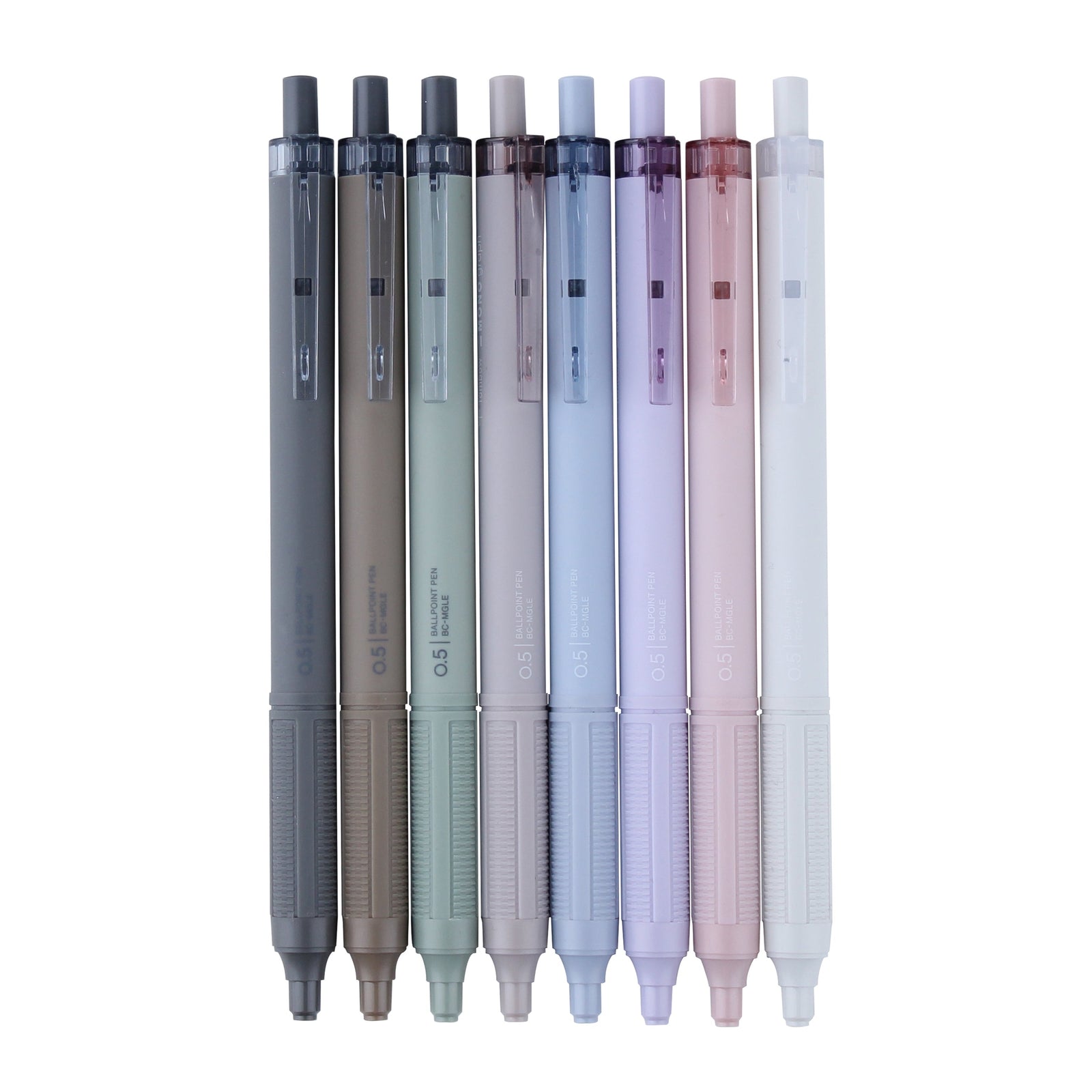 Tombow Monograph Light Permanent Ink Ballpoint Pen (0.5mm) - Smoky White