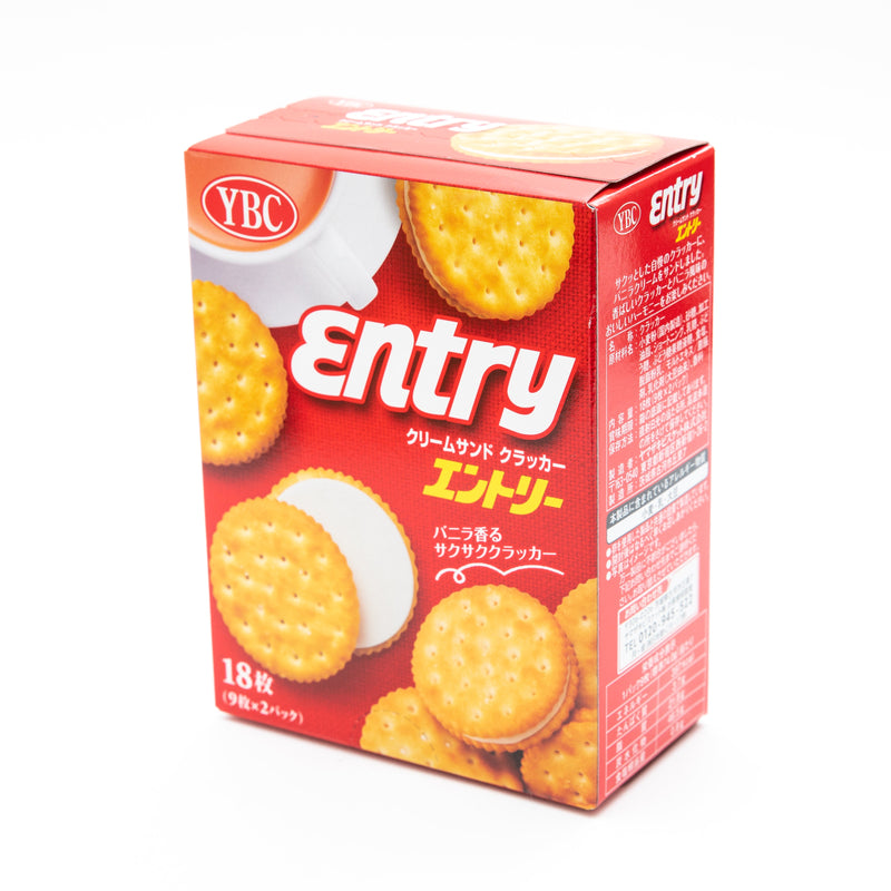 Snack Crackers (Cream/Vanilla/148 g (2 packets/sachets x 9 pcs)/YBC/Entry)