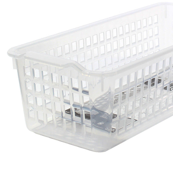 Clear Long Mesh Bin Basket (31.2x13.3x9.3cm)