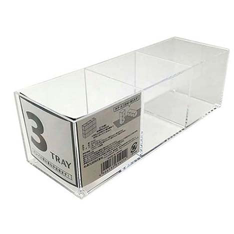 Section Clear Organizer with Compartments