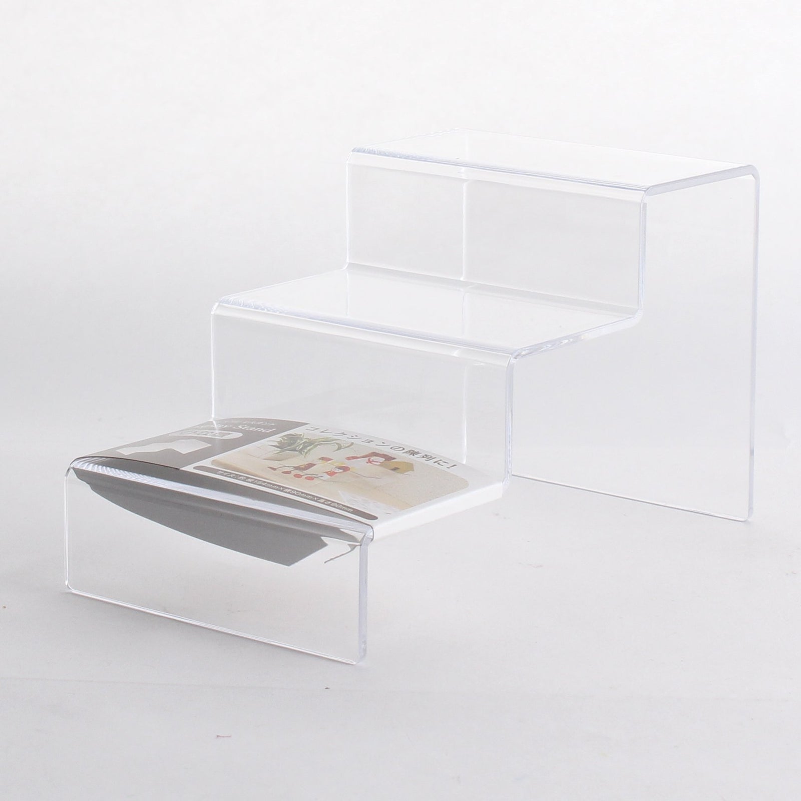 Tiered Doll Stand Clear Display Stand - Individual Package