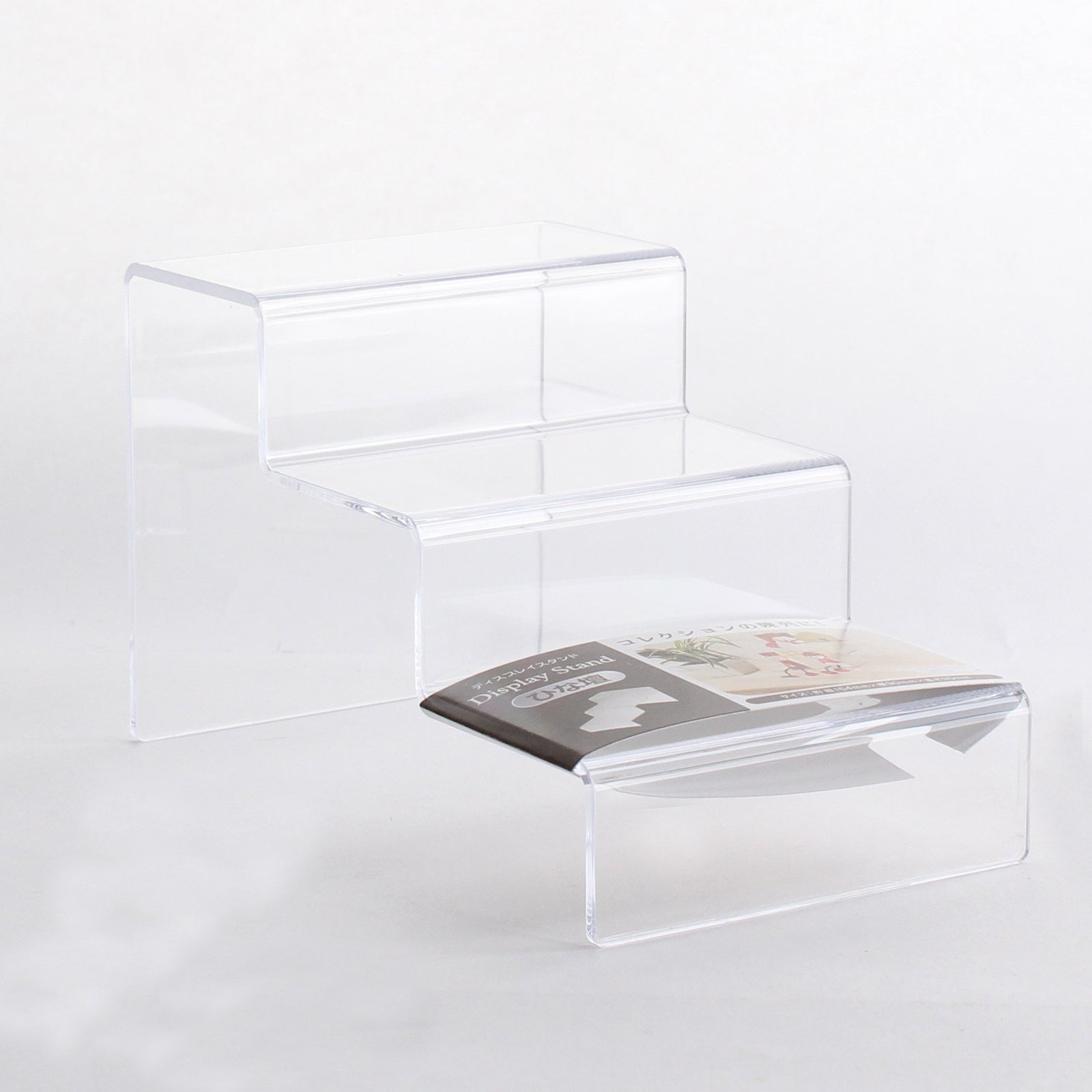 Tiered Doll Stand Clear Display Stand - Individual Package