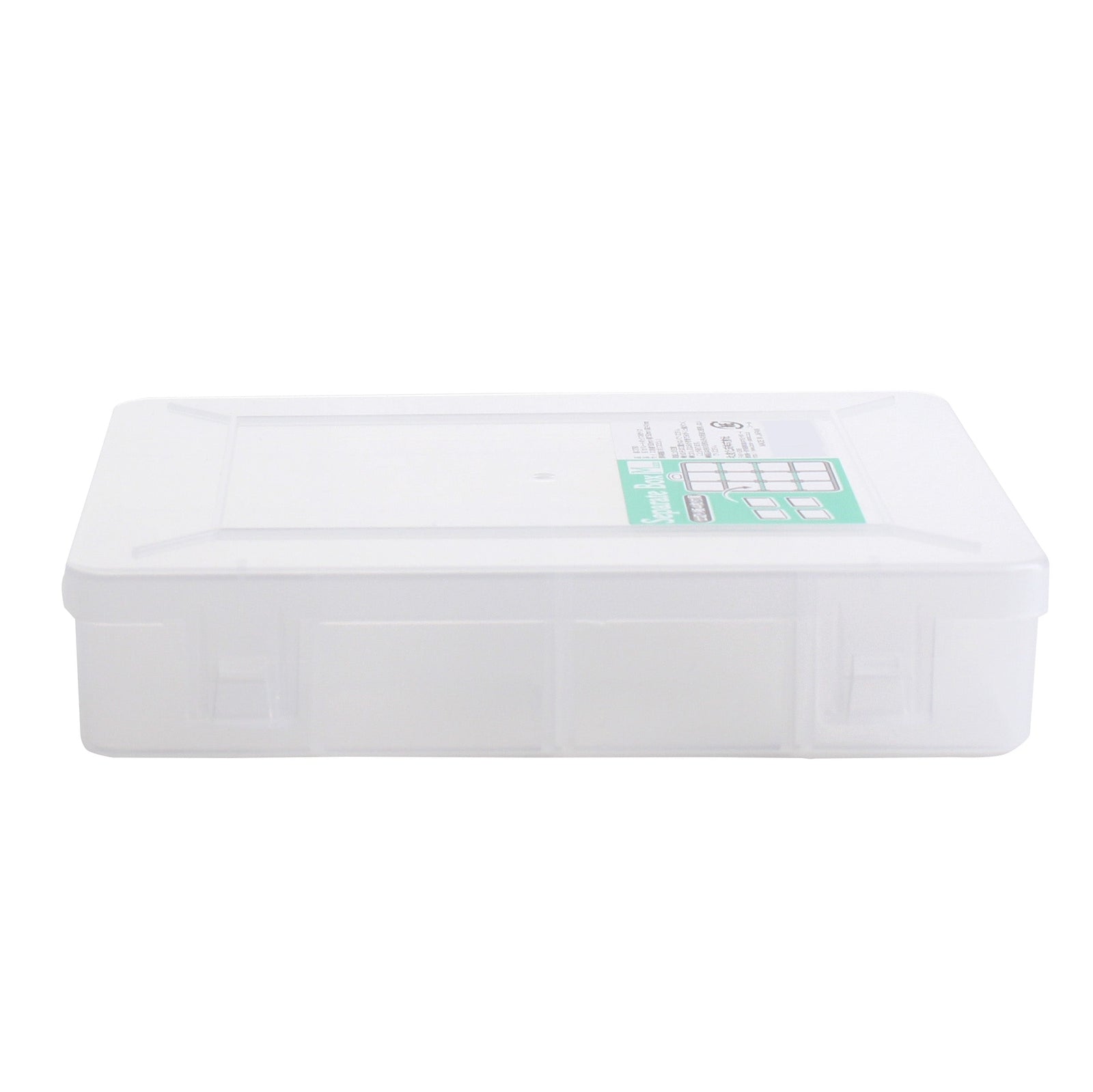 Clear Organizer with Lid and Compartments