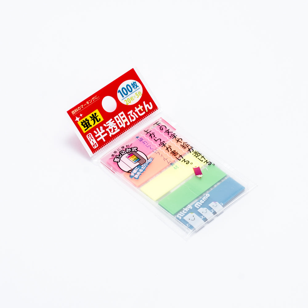 5-Color Sticky Notes with Cover (100 sh)