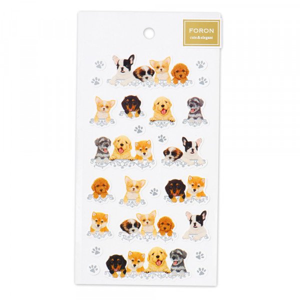 NB Foron Large Stickers - Puppies