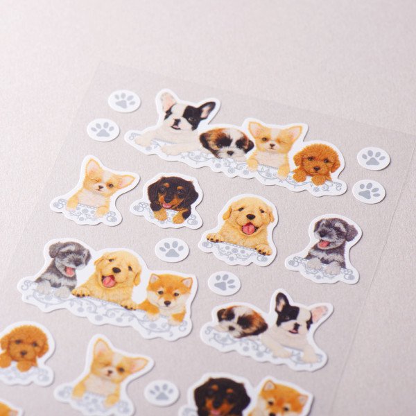 NB Foron Large Stickers - Puppies