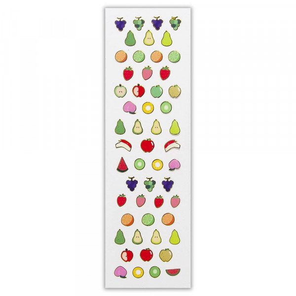 NB Foron Gold Edges Stickers - Fruit