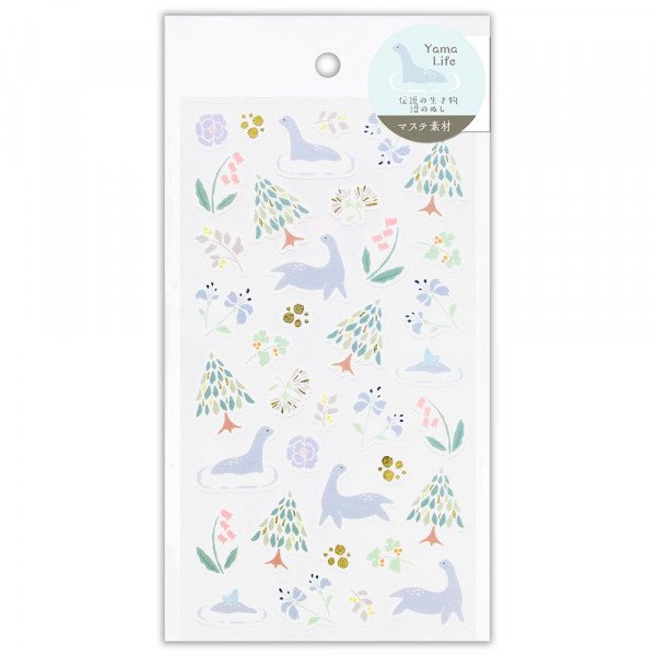 NB Washi Paper Mountain Life Large Stickers - Mythical Creature