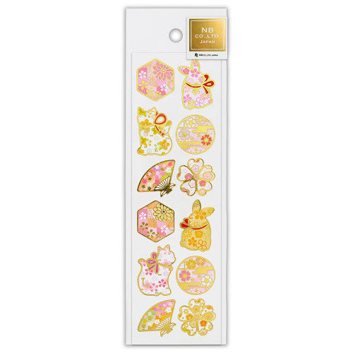 NB Co Japanese Style Blooming Flower Stickers 5024110