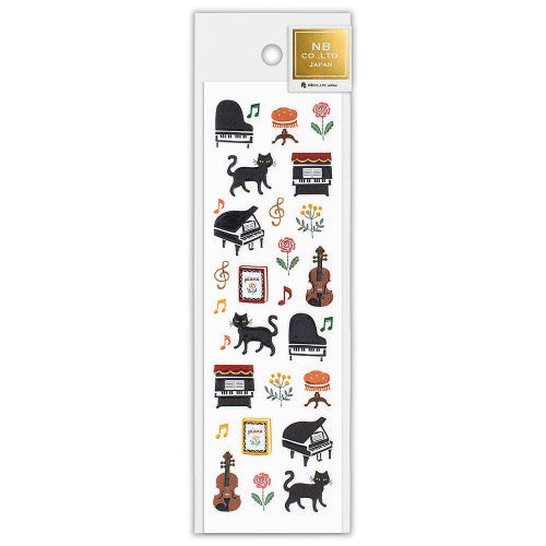 NB Co Piano & Cat Stickers 3014118