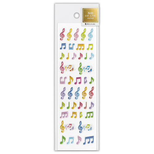 NB Co Music Notes Stickers 3014136