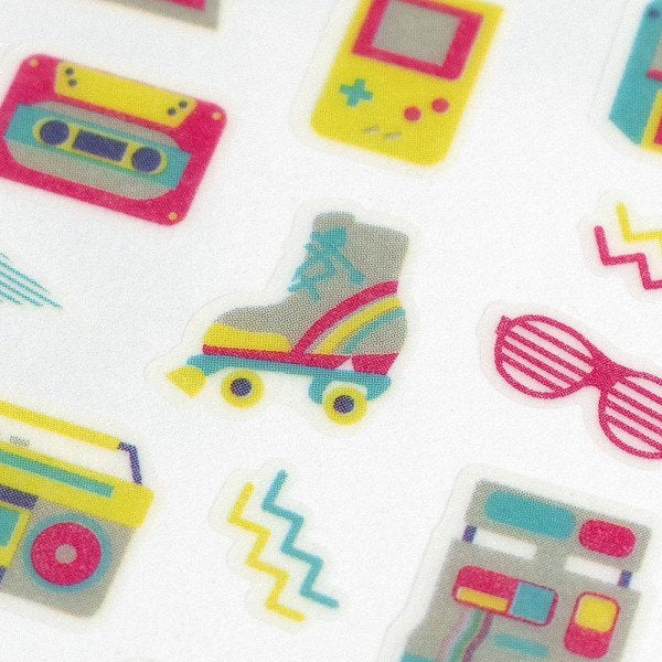 NB Yurubun Washi Paper Stickers - Retro Pop