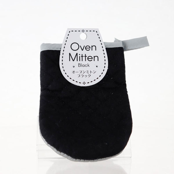 Oven Mitt with String (Women/Black/17x11cm)