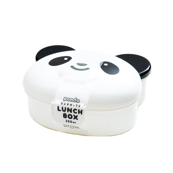 Lunch Box (PP/Microwave Safe (Without Lid)/Die-Cut/Panda-Shaped/350ml/SMCol(s): Black,White)