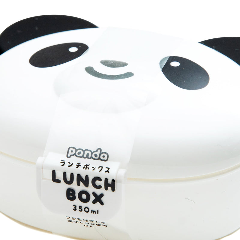 Lunch Box (PP/Microwave Safe (Without Lid)/Die-Cut/Panda-Shaped/350ml/SMCol(s): Black,White)