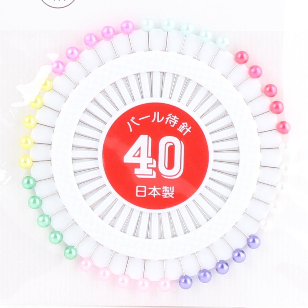 Pearl Head Sewing Pins (40pcs)