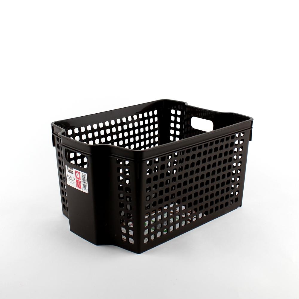 Basket - Stackable (A5*Deep/BN/27.7x19.6x14.4cm)