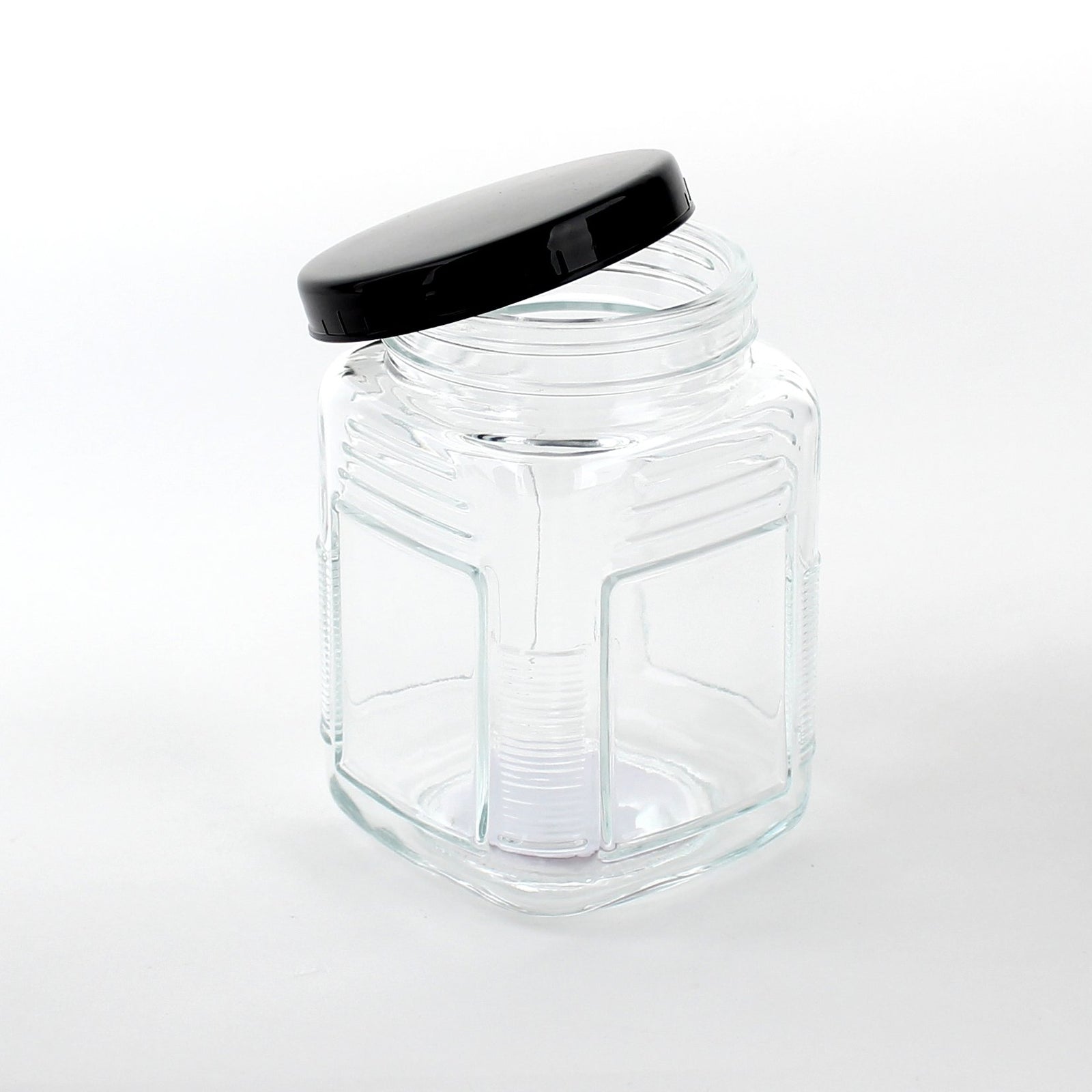 Container with Lid (Glass/BK/830mL)