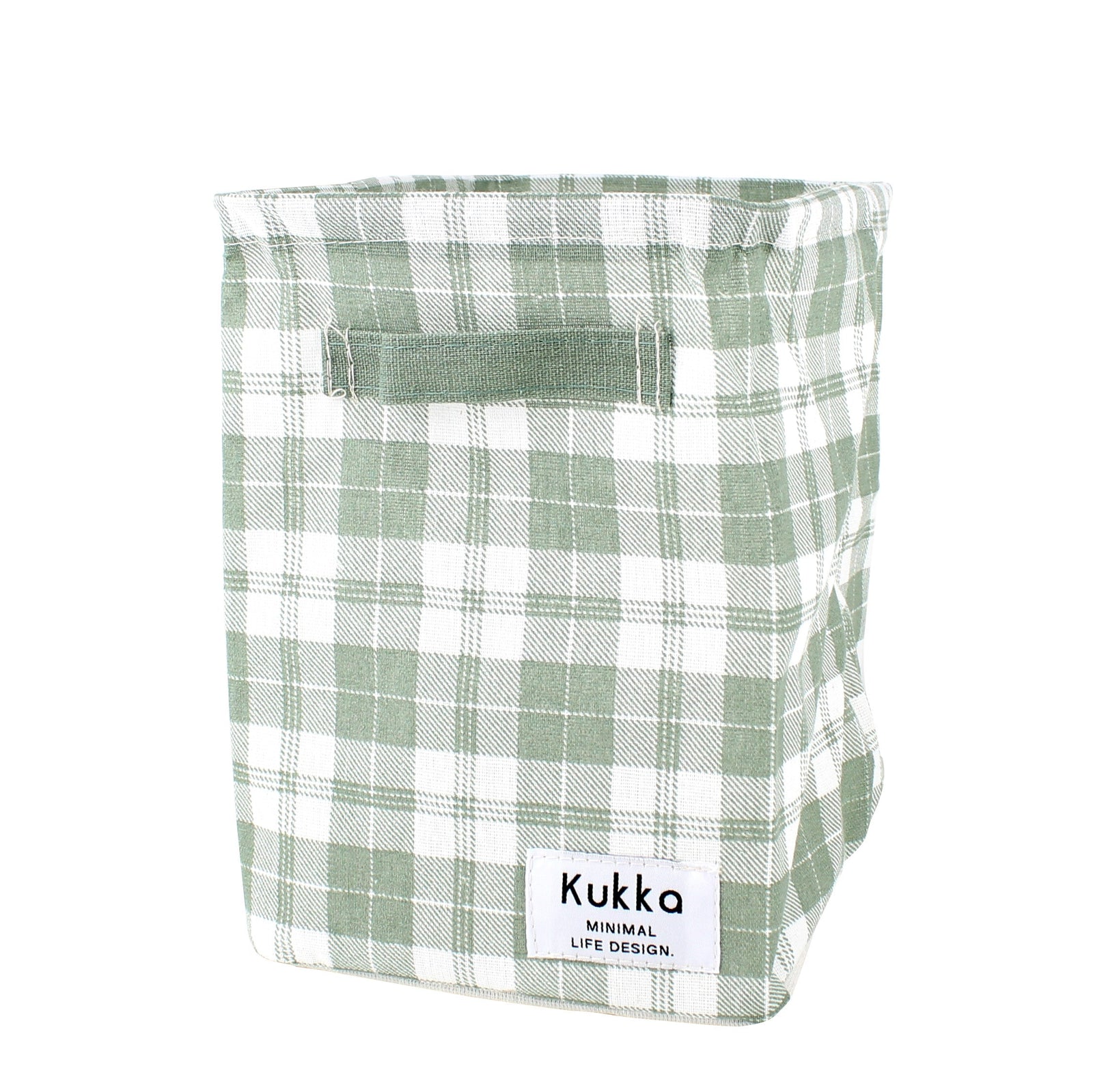 Plaid Tall Foldable Storage Bag