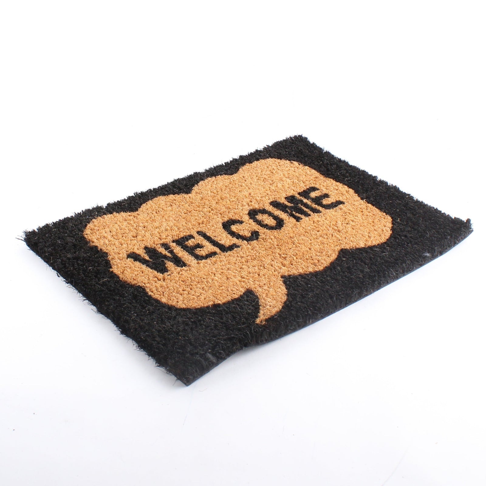 Mini "Welcome" Speech Bubble Door Floor Mat