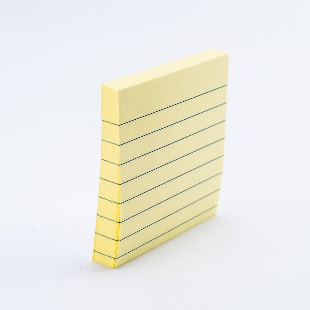 Yellow Lined Sticky Notes (100 sh)