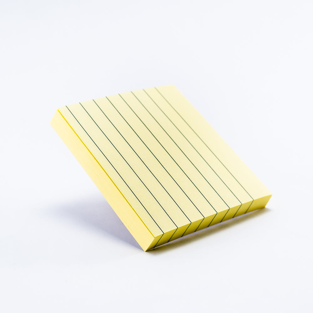 Yellow Lined Sticky Notes (100 sh)