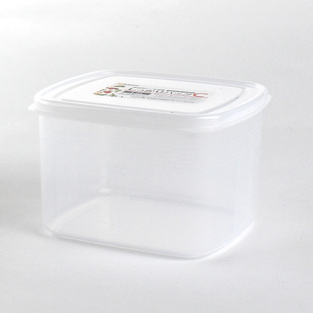 Plastic Food Container (Microwavable/Round/CL/14.2x12.6x9.3cm / 1.2L)