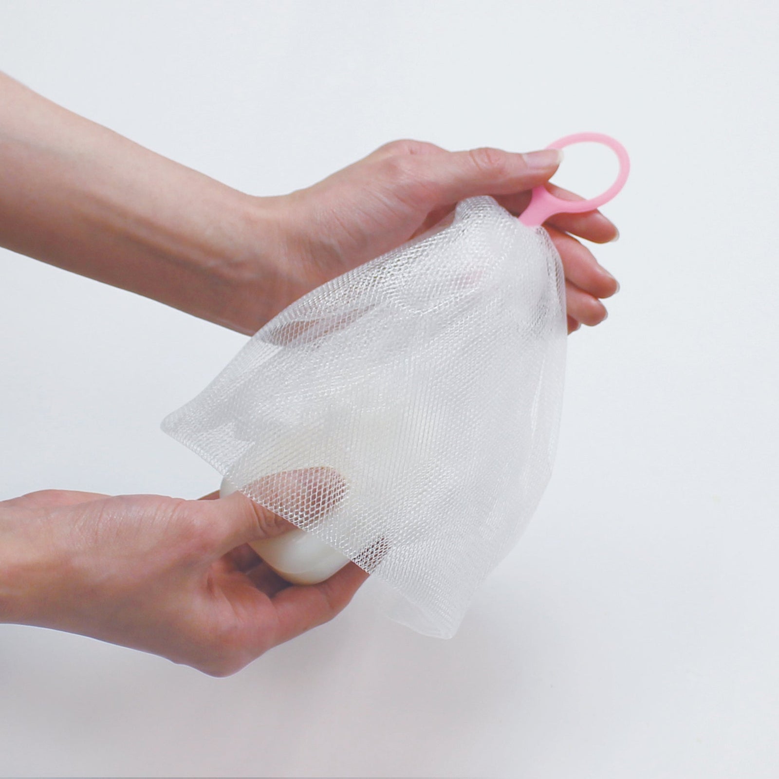 Kokubo Foaming Net with a Pocket to Store Soap - Individual Package