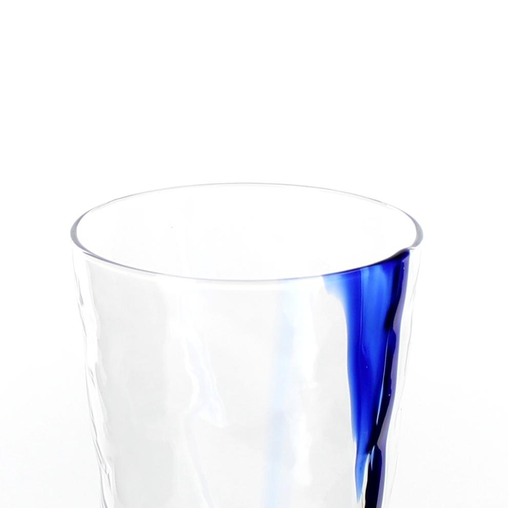 Glass Cup (CL/BL/d.8.2x15.2cm / 445mL)