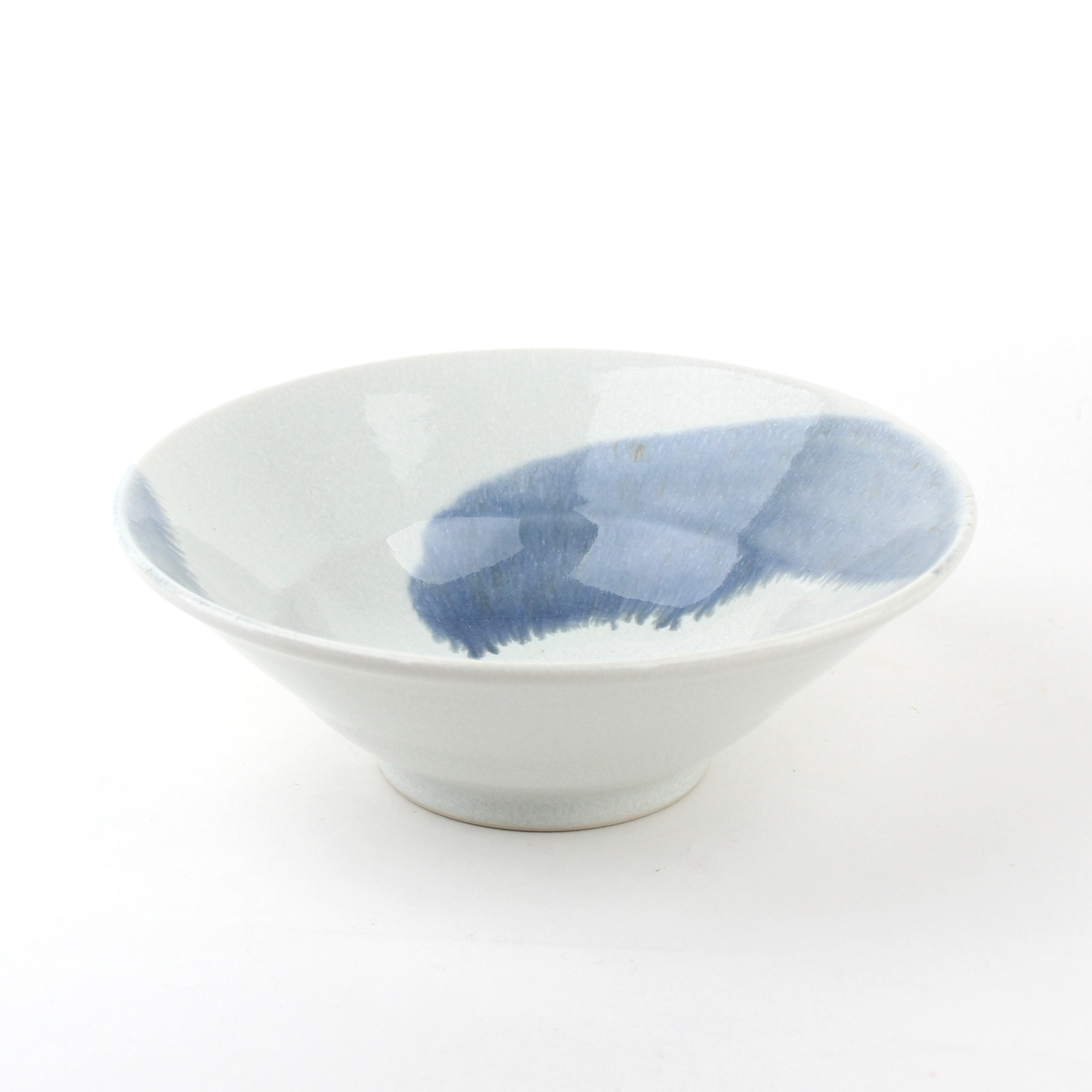 Bowl (Ceramic/Brush Stroke/7cm/d.20cm) | Oomomo Canada