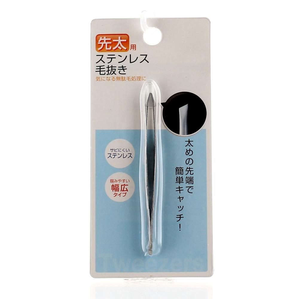 Tweezers (SS/Wide* Thick Tip/SL/8.8cm)