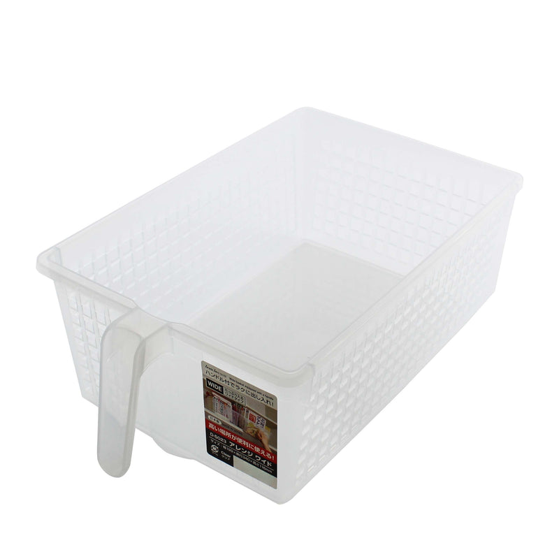 Rectangle Plastic Basket With Handle