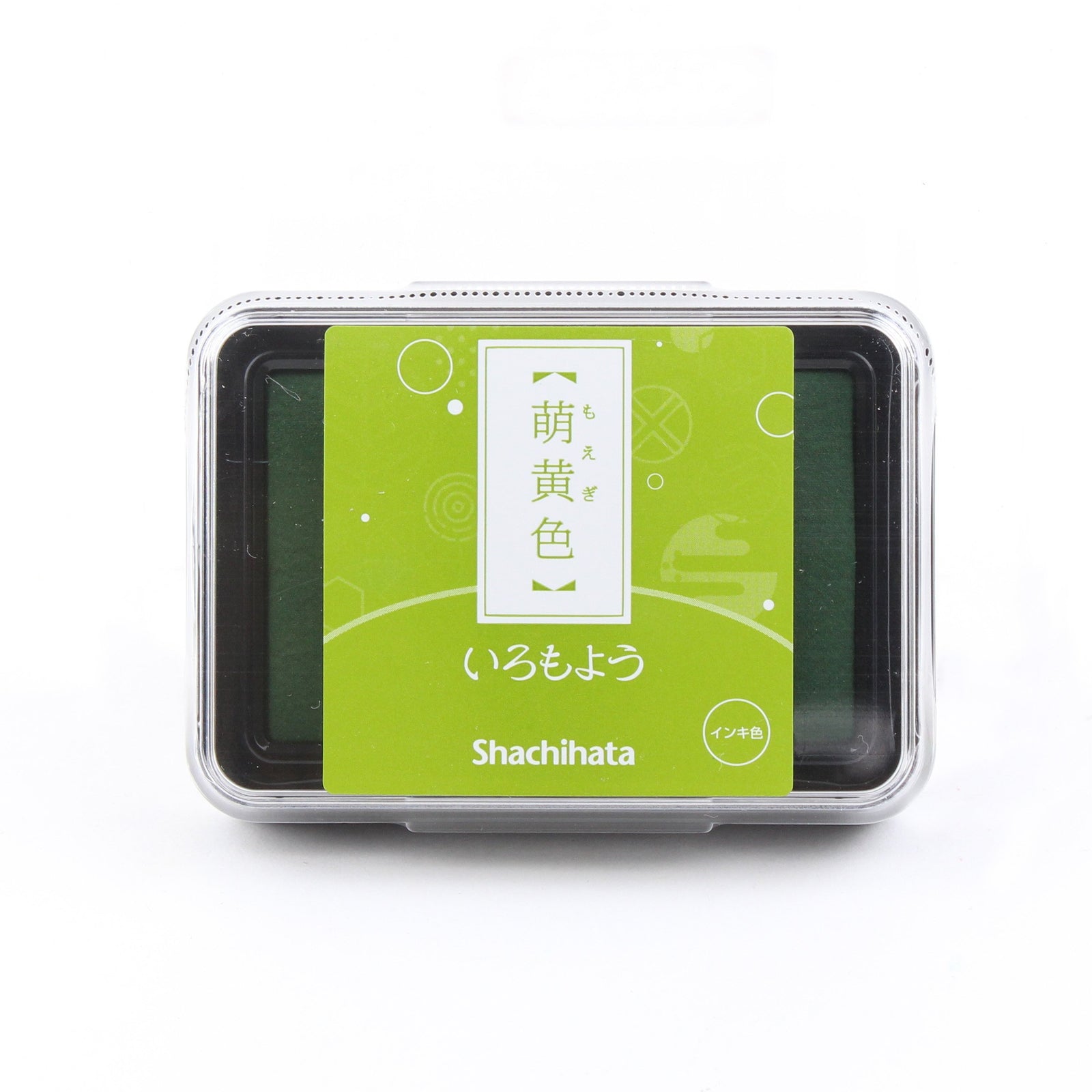 Shachihata Mo'egi-iro Light Yellowish Green Stamp Pad