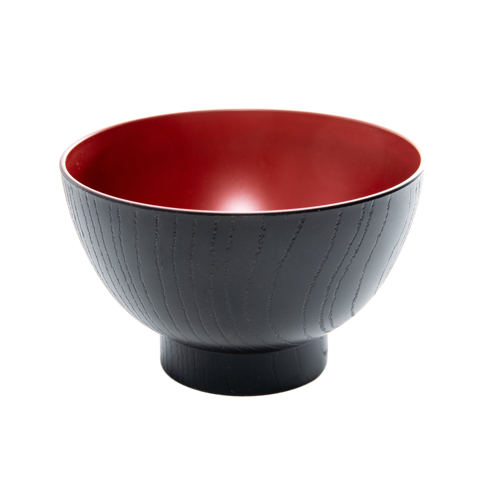 Round Black Wooden Bowl