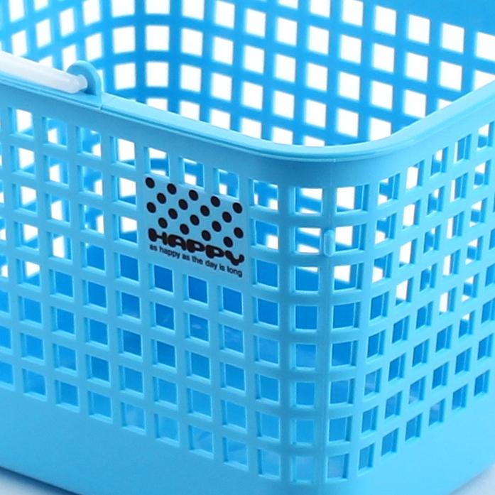 Mesh Storage Bin Basket with Handle (14.2x11.5x11cm)