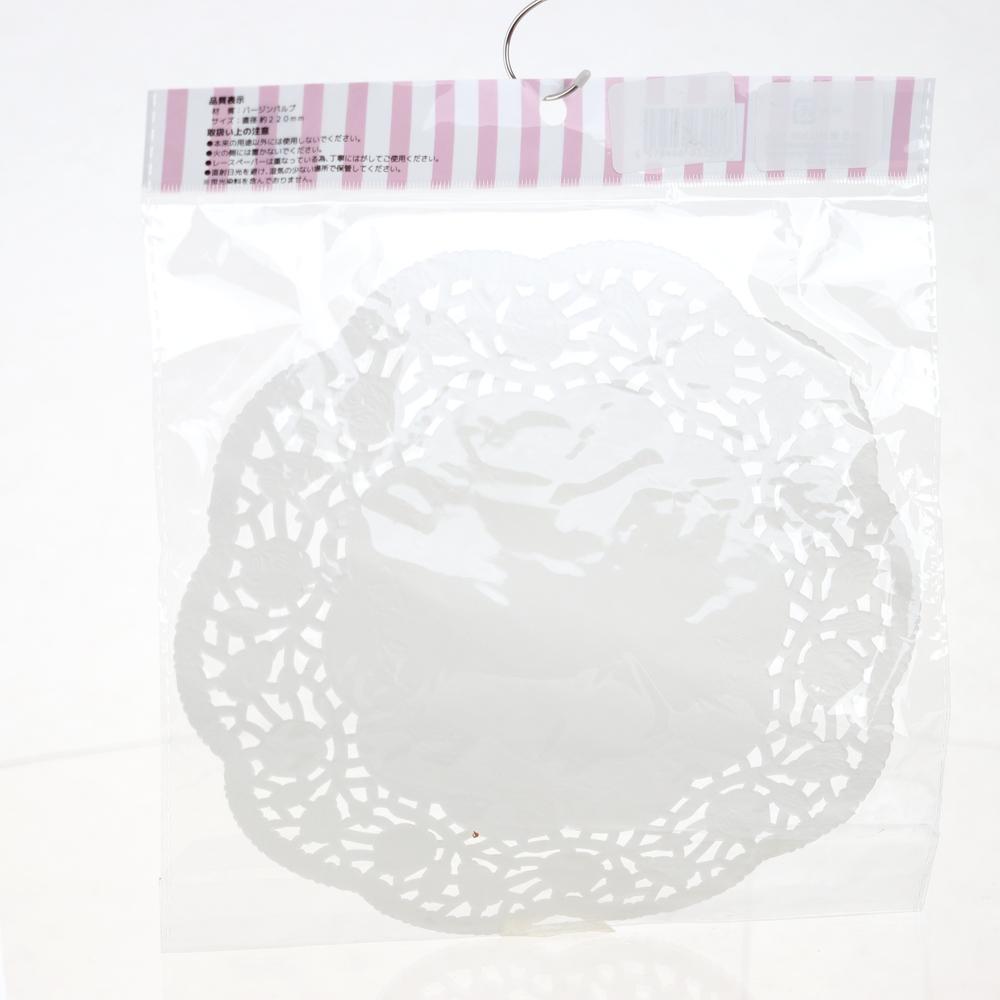 Lace Paper (White/Diameter 22cm (8pcs))