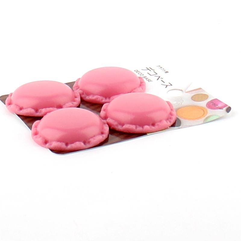 Decoration Particles (Food/Macaroons/4xCol/3.5x03.5cm (4pcs))